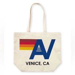 AVIATOR NATION - Venice CA Canvas Tote Bag NEW